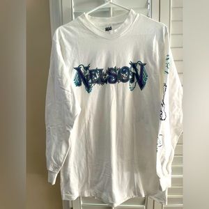 NELSON 1990 Rare Vintage Band Long Sleeve ANVIL Tag Shirt Sz Lg